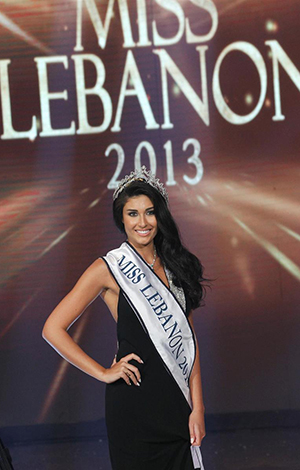 لبنان ينتخب "كارين غراوي" ملكة على عرش الجمال اللبناني لعام 2013